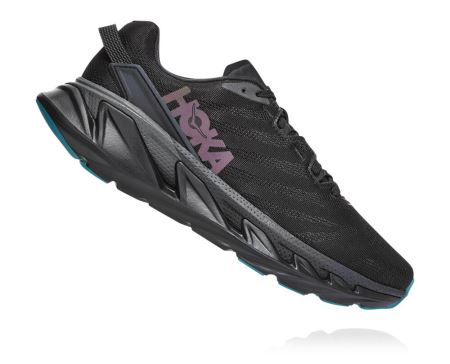 Hoka One One Elevon 2 - Pantofi Mers Barbati Negrii / Gri Inchis | RO-eyHsyLa